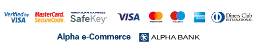 Alpha E-commerce alphabank logos